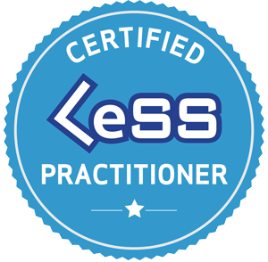 JIPP.IT ist von LESS zertifiziert und darf Trainings und Workshop für LESS Frameworks Practitioner anbieten
